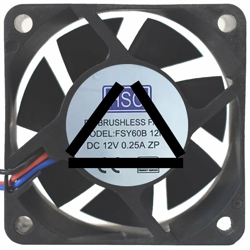 HSC FSY60B12H 12V 0.25A 2 / 3 Wires Axial Cooling Fan