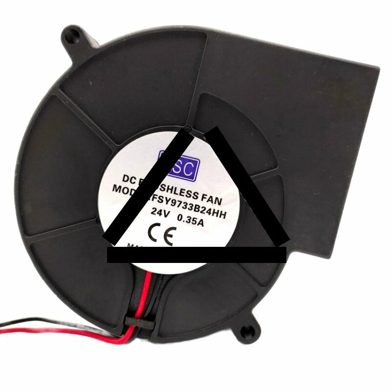 HSC FSY9733B24HH DC 24V 0.35A 9733 Blower Brushless Cooling Fan