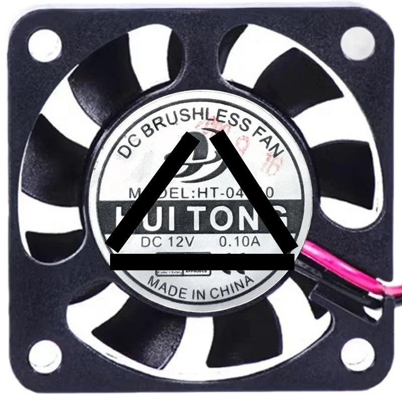 HUI TONG HT-04010 12V 0.10A DC Brushless 2 Wires Axial Cooling Fan