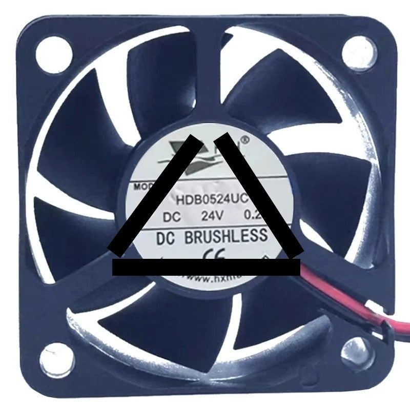 HXH HDB0524UC-A 24V 0.23A 2 Wires Axial Cooling Fan