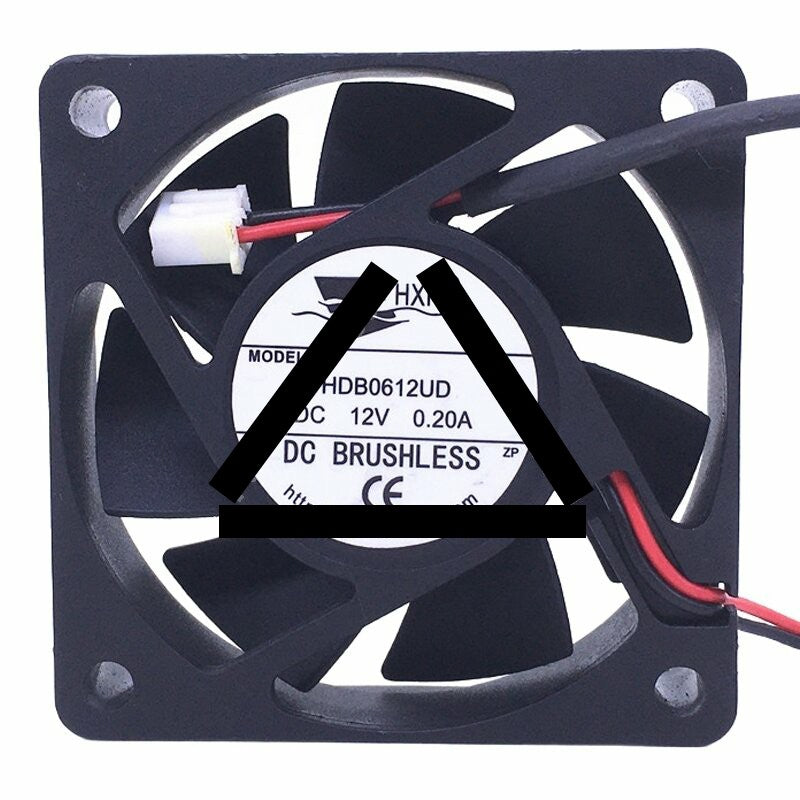 HXH HDB0612UD DC 12V 0.20A 6015 Axial Brushless Cooling Fan