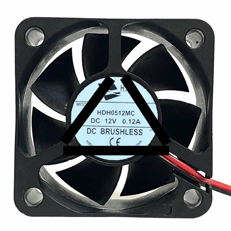 HXH HDH0512MC DC 12V 0.12A 5020 Axial Brushless Cooling Fan