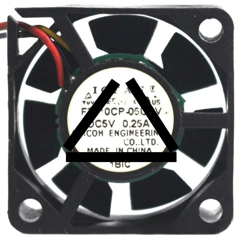 ICFAN F3010CP-05USV 5V 0.25A 3 Wires Axial Cooling Fan