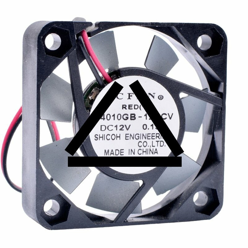 ICFAN F4010GB-12RCV DC 12V 0.13A 4010 Axial Cooling Fan