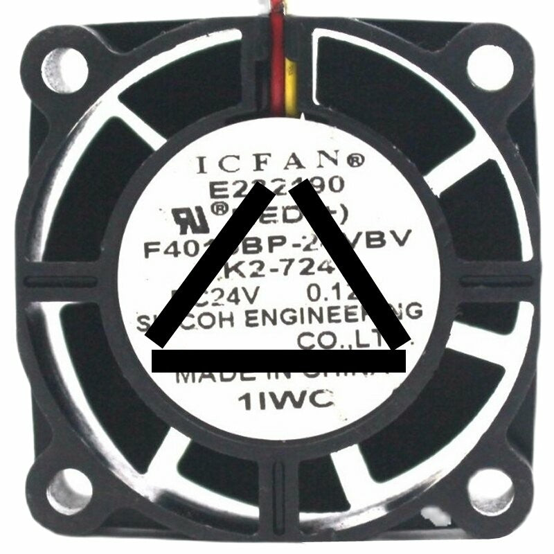 ICFAN F4015BP-24VBV FK2-7241 DC 24V 0.12A Axial Cooling Fan