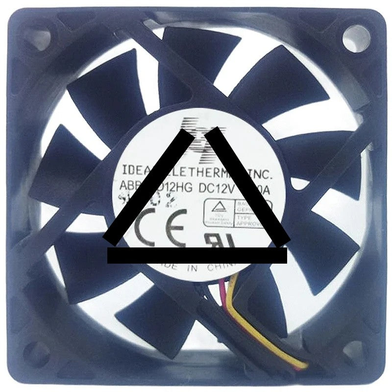 IDEAL ABB06D12HG DC 12V 0.30A 3 Wires Axial Cooling Fan
