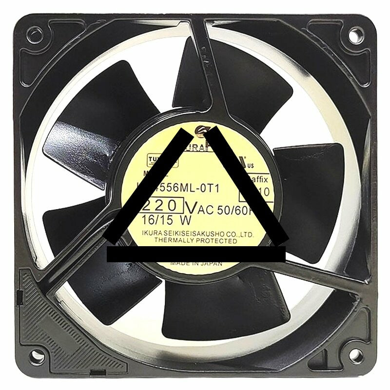 IKUKA US4556ML-0T1 AC 220V 16/15W Thermally Protected Axial Cooling Fan