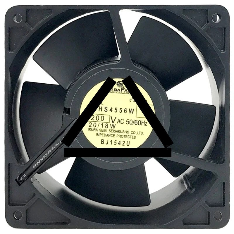 IKURAFAN VHS4556W 200V 20/18W Impedance Protected Axial Fan