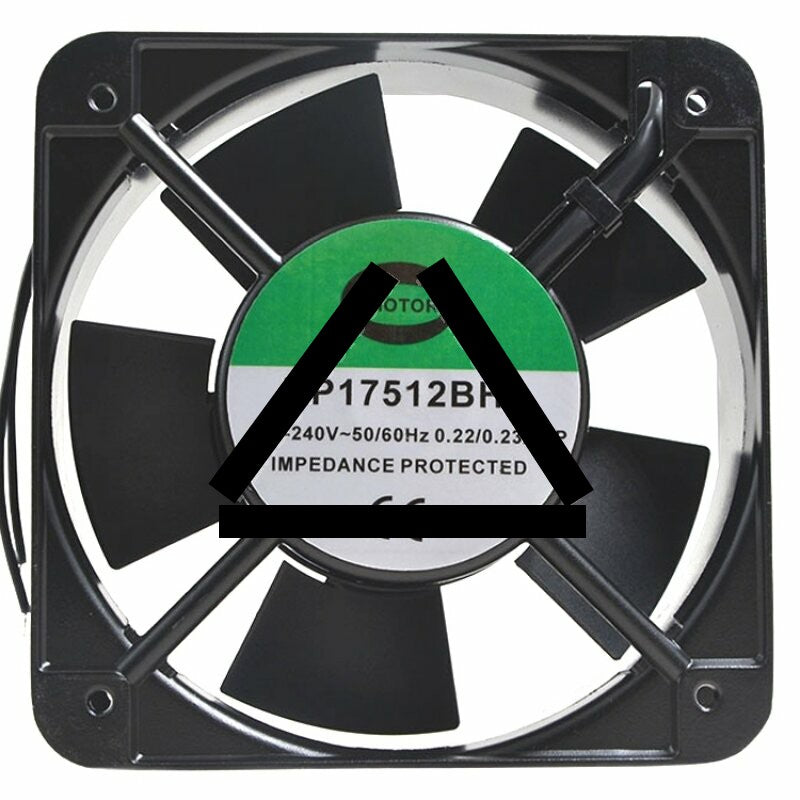 IMOTOR KP17512BHL AC 220-240V 0.22/0.23AMP Impedance Protected Cooling Fan