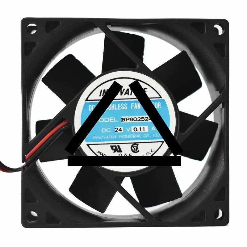 INNOVATIVE BP802524M DC 12V 0.11A 8025 Axial Brushless Cooling Fan