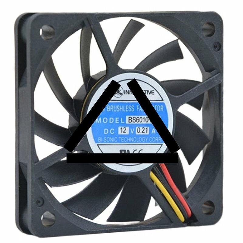 INNOVATIVE BS601012H DC 12V 0.21A Brushless Axial Cooling Fan