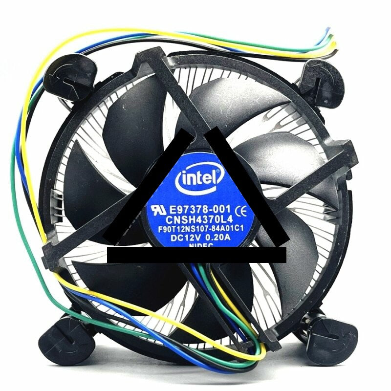 Intel Nidec E97378-001 DC 12V 0.20A 4 Wires Axial Cooling Fan