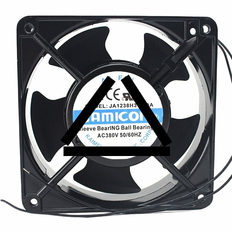JAMICON JA1238H3 AC 380V 0.10A 12038 Ball Bearing Sleeve Bearing Axial Cooling Fan