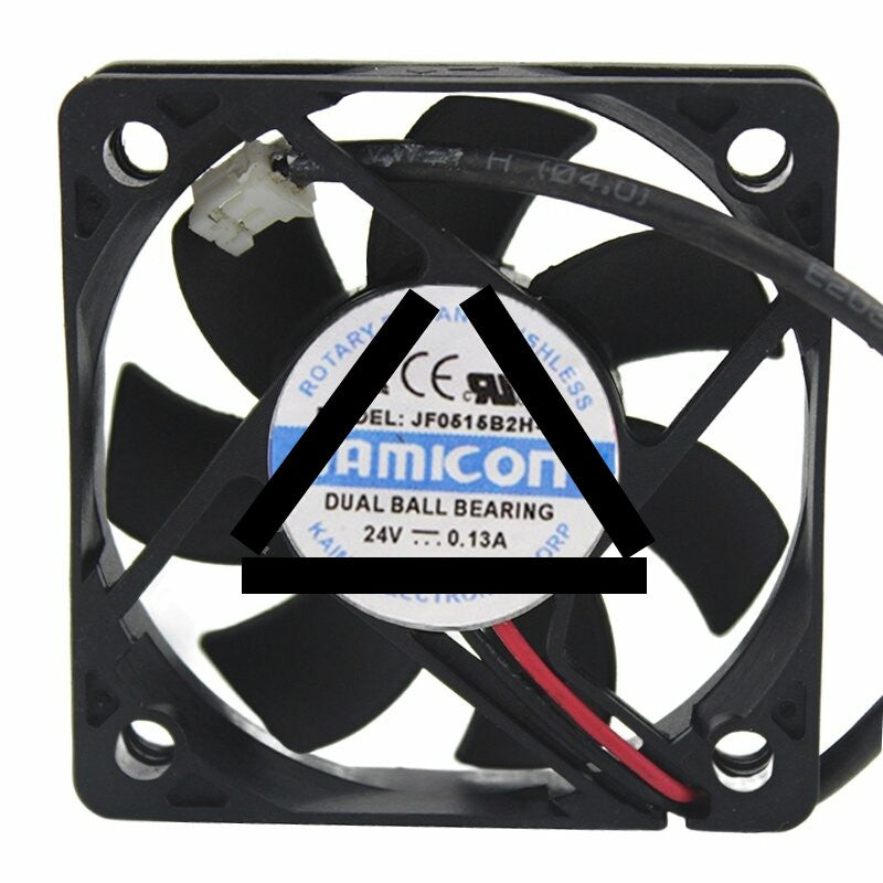 JAMICON JF0515B2H-AR DC 24V 0.13A 5015 Axial Ball Bearing Brushless Cooling Fan