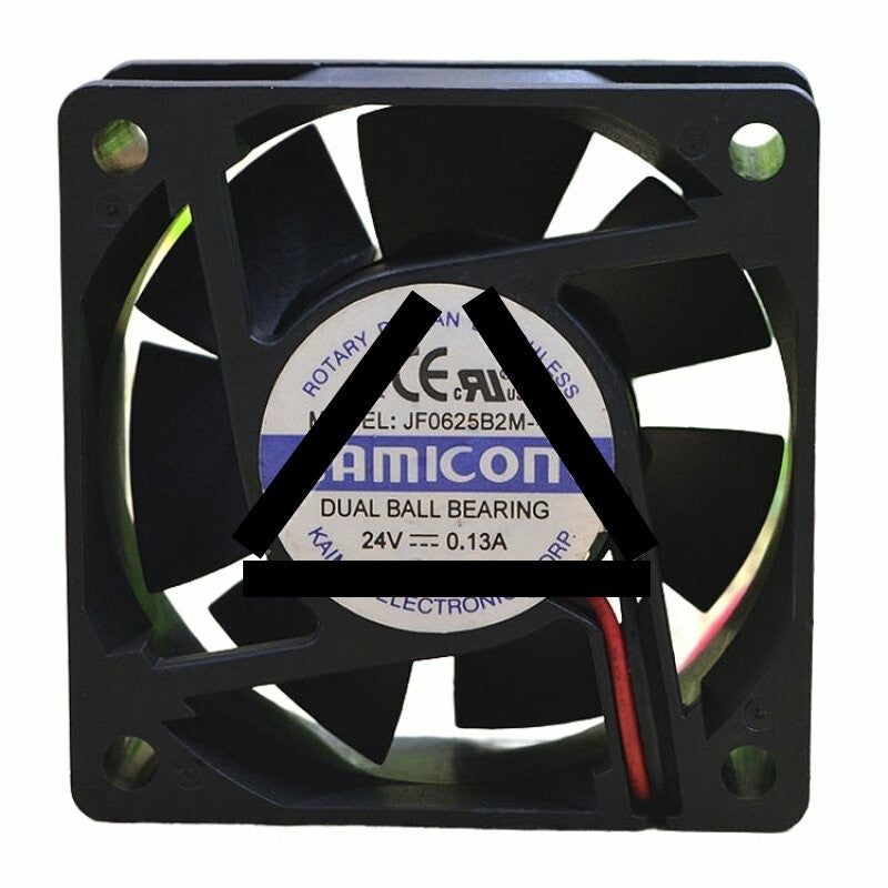 JAMICON JF0625b2M-R DC 24V 0.13A 2 Wires Axial Cooling Fan