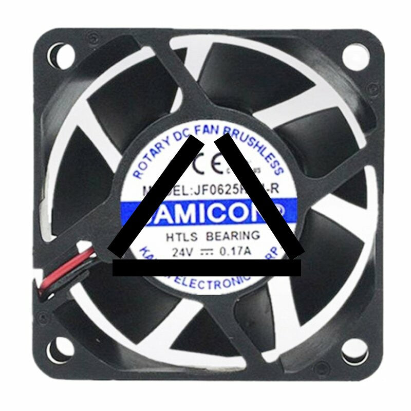 JAMICON JF0625H2H-R DC 24V 0.17A 6025 Axial HTLS Bearing Cooling Fan