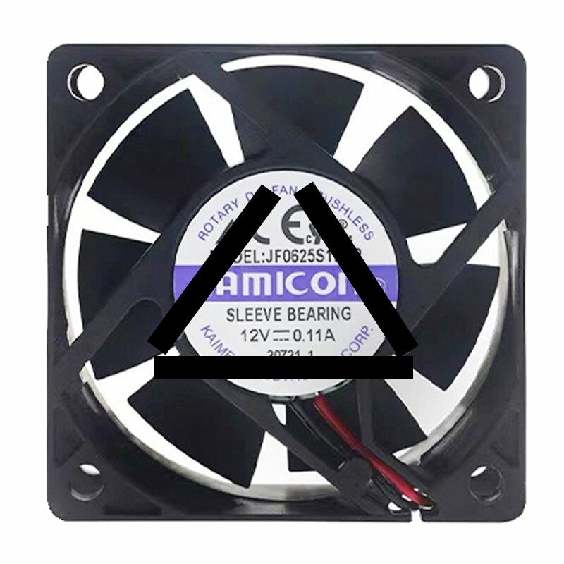 JAMICON JF0625S1E-R DC 12V 0.11A 6025 Axial Sleeve Bearing Cooling Fan