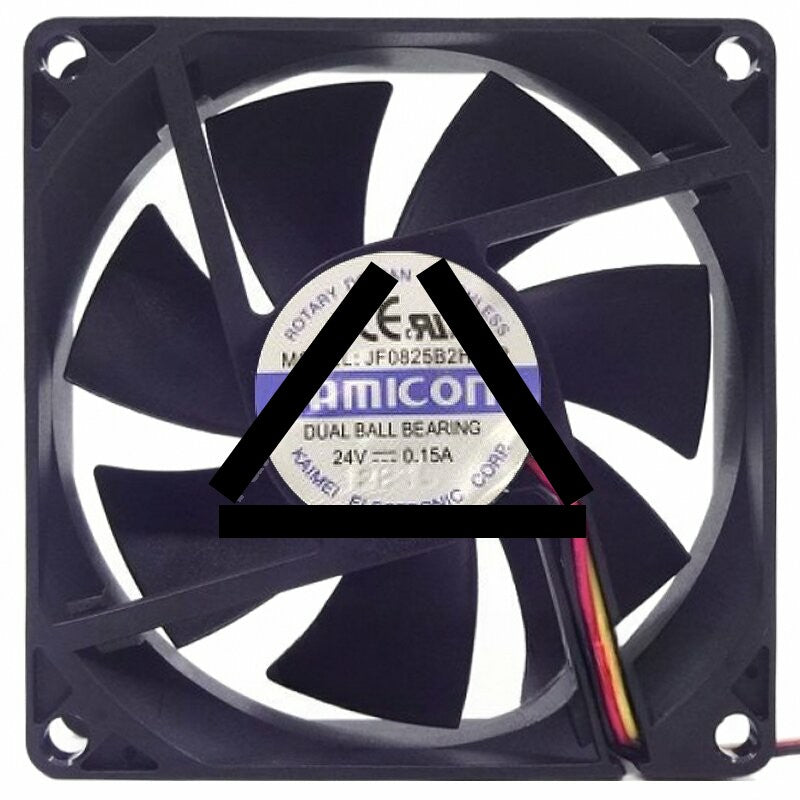 JAMICON JF0825B2HM-R DC 24V 0.15A Dual Ball Bearing Axial Cooling Fan