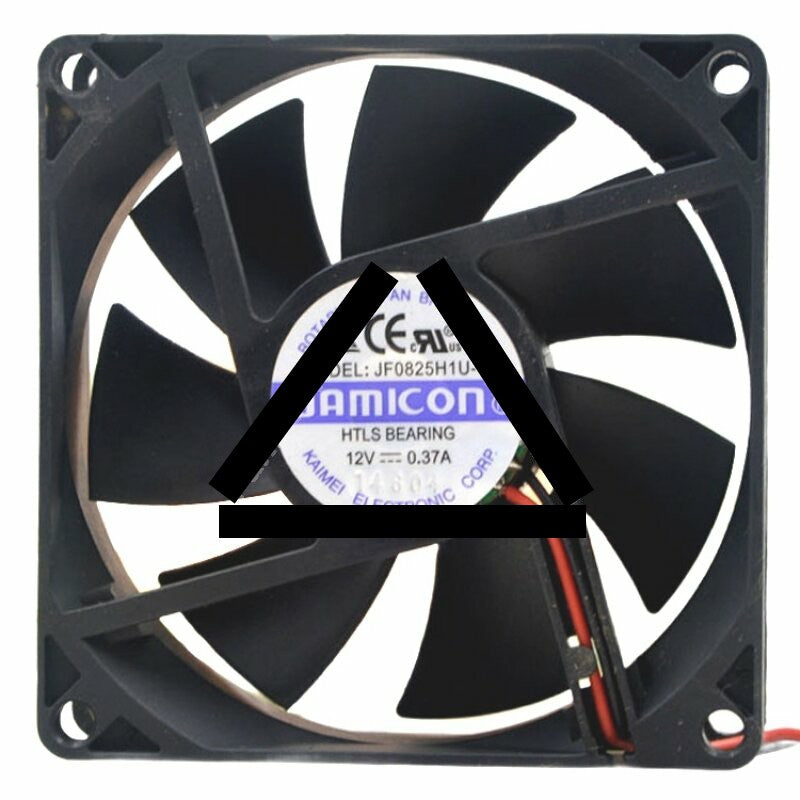 JAMICON JF0825H1U-R DC 12V 0.37A 8025 HTLS Bearing Axial Cooling Fan