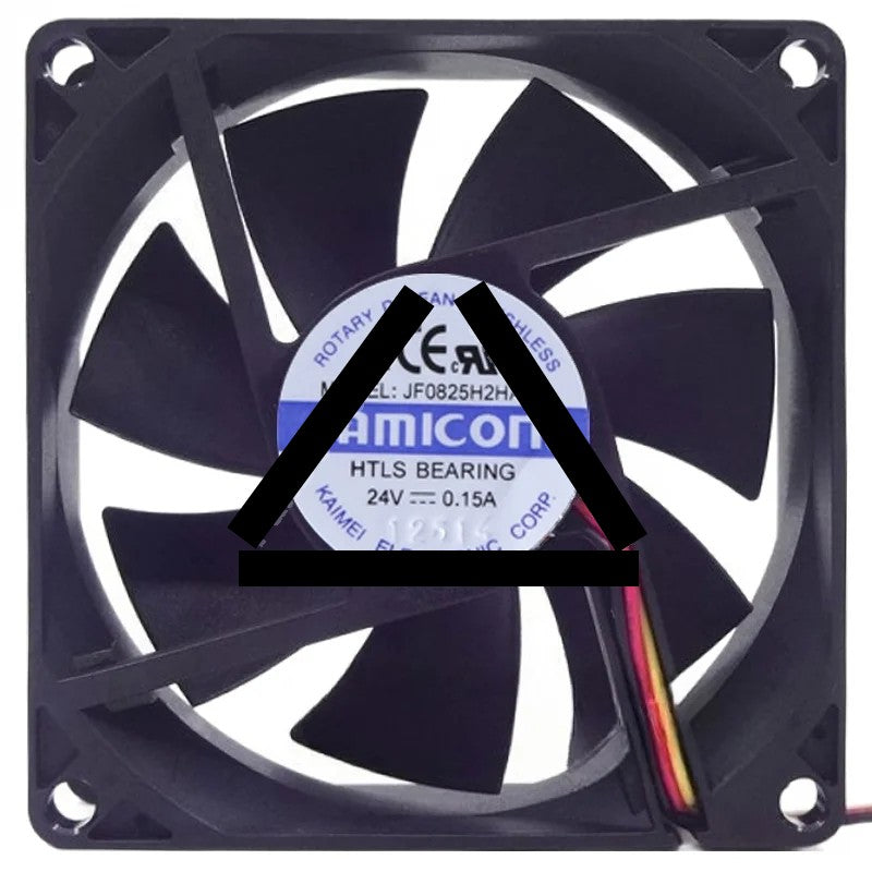 JAMICON JF0825H2HA-R 24V 0.15A 3 Wires Axial Cooling Fan