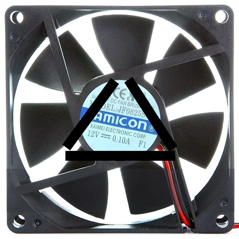 JAMICON JF0825S1L 12V 0.10A 2 Wires Axial Cooling Fan
