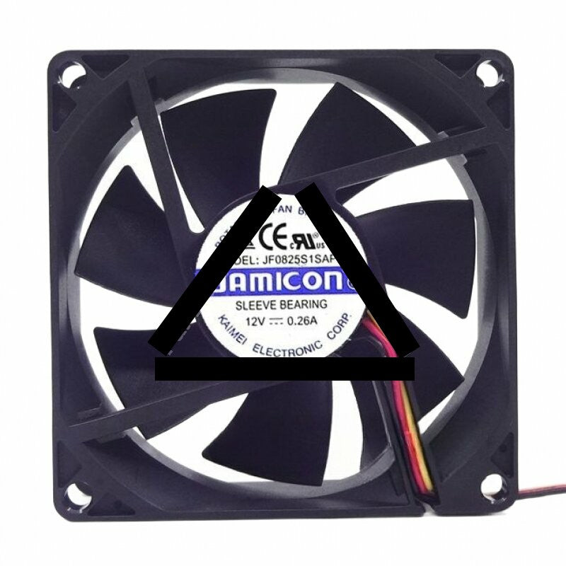 JAMICON JF0825S1SAPR DC 12V 0.26A 2 Wires / 3 Wires Axial Cooling Fan