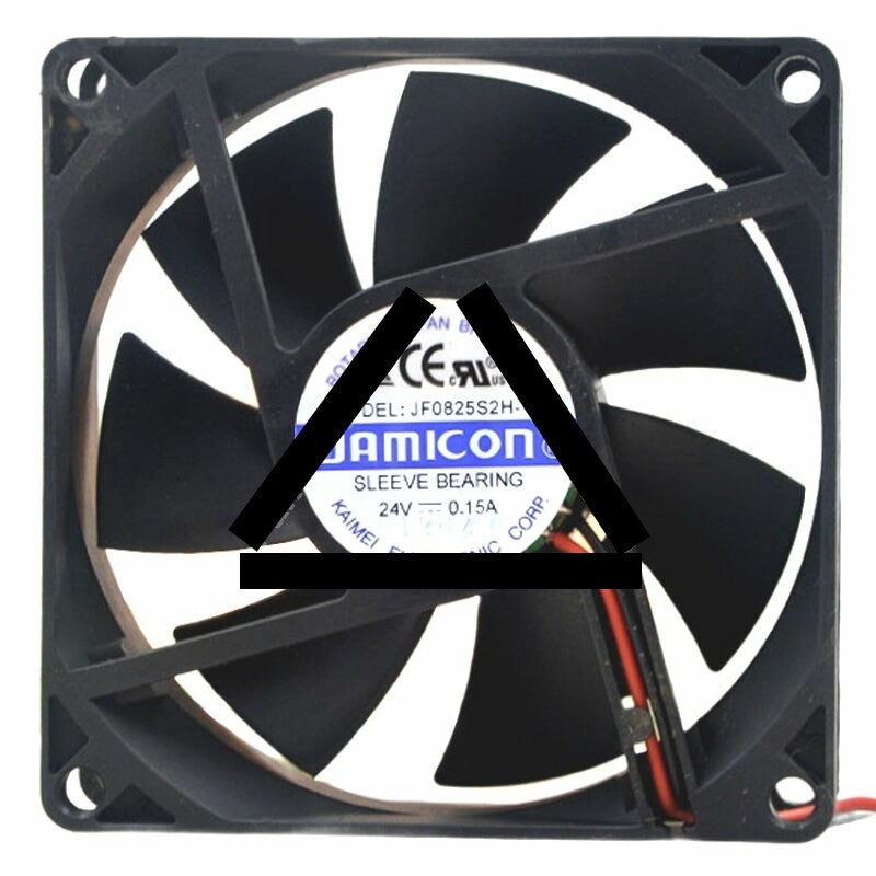 JAMICON JF0825S2H-R DC 24V 0.15A Sleeve Bearing Axial Cooling Fan