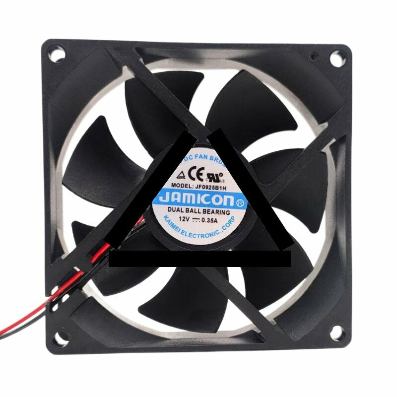 JAMICON JF0925B1H DC 12V 0.35A 9025 Axial Ball Bearing Brushless Cooling Fan