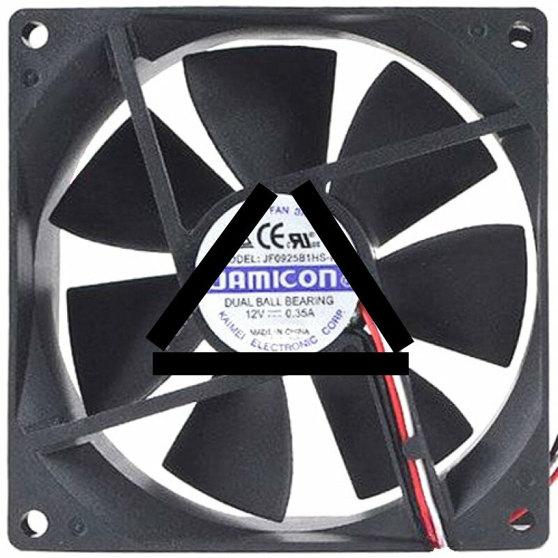 JAMICON JF0925B1HS-R DC 12V 0.35A Dual Ball Bearing Axial Cooling Fan