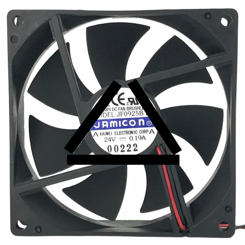 JAMICON JF0925B2H 24V 0.19A 2 Wires 9025 DC Brushless Axial Cooling Fan