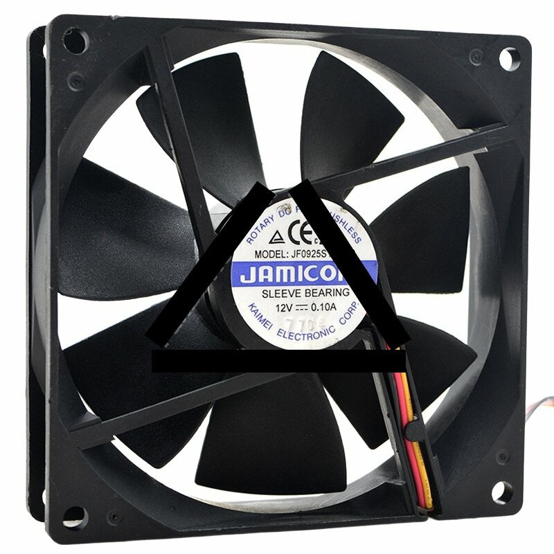 JAMICON JF0925S1ESBR DC 12V 0.10A 9025 Axial Sleeve Bearing Cooling Fan