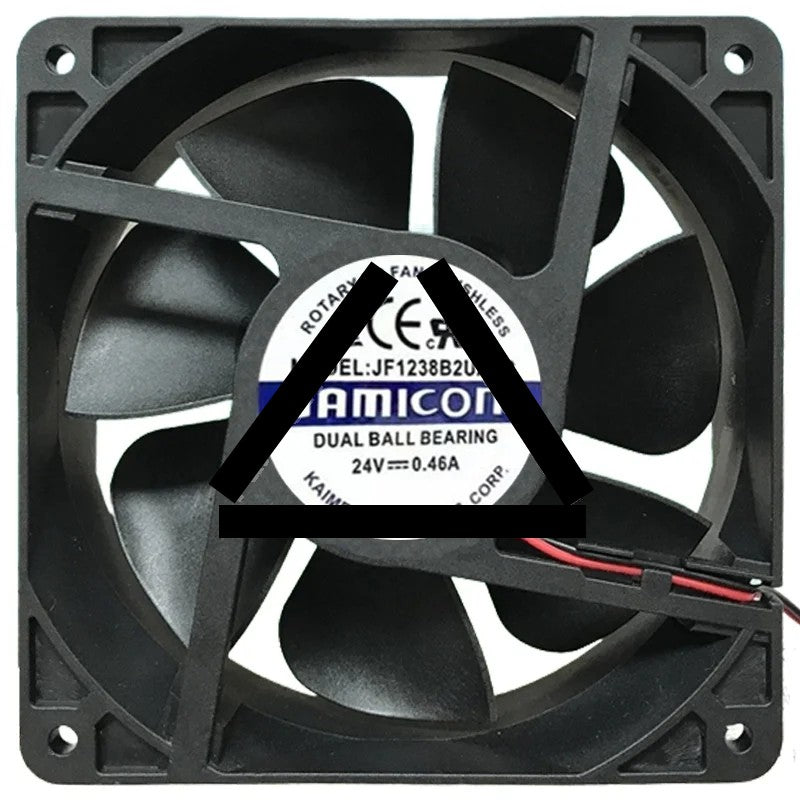 JAMICON JF1238B2UAPR 24V 0.46A Ball Bearing Cooling Fan