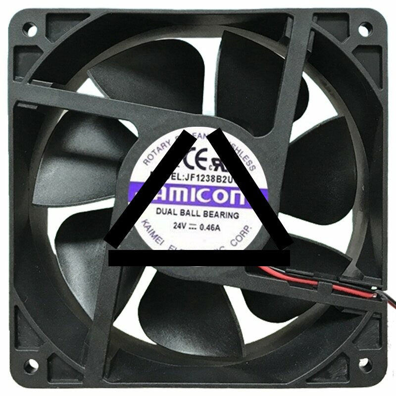 JAMICON JF1238B2UQ-R 24V 0.46A 2 / 3 Wires Cooling Fan
