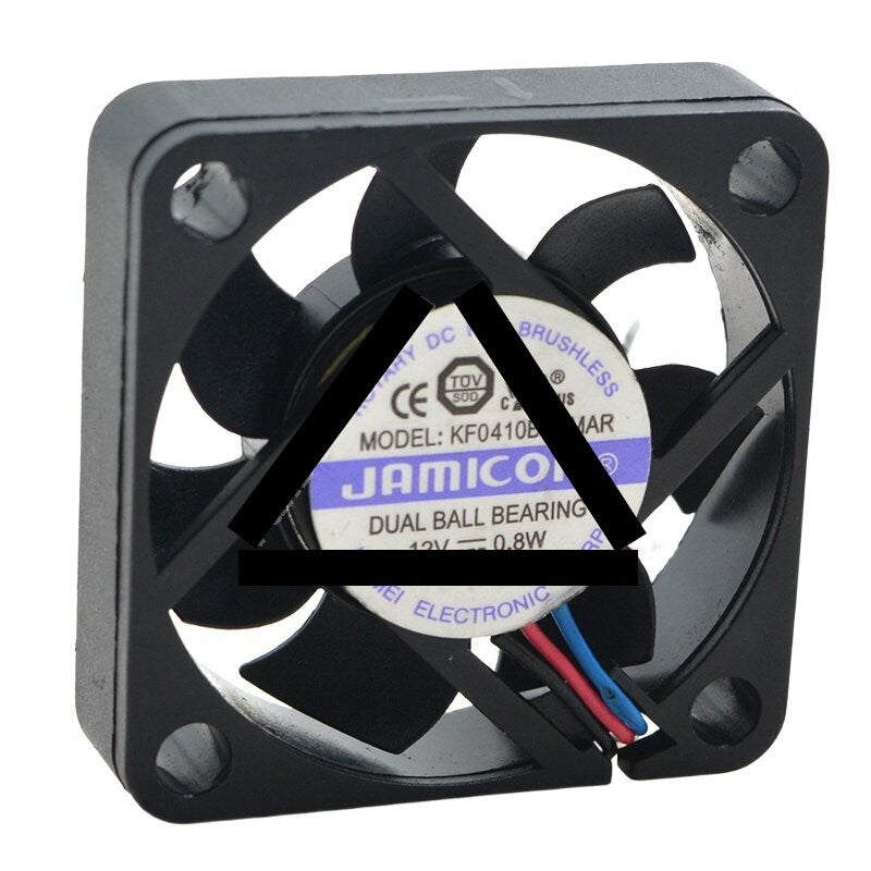JAMICON KF0410B1HMAR DC 12V 0.8W 5010 Axial Ball Bearing Brushless Cooling Fan