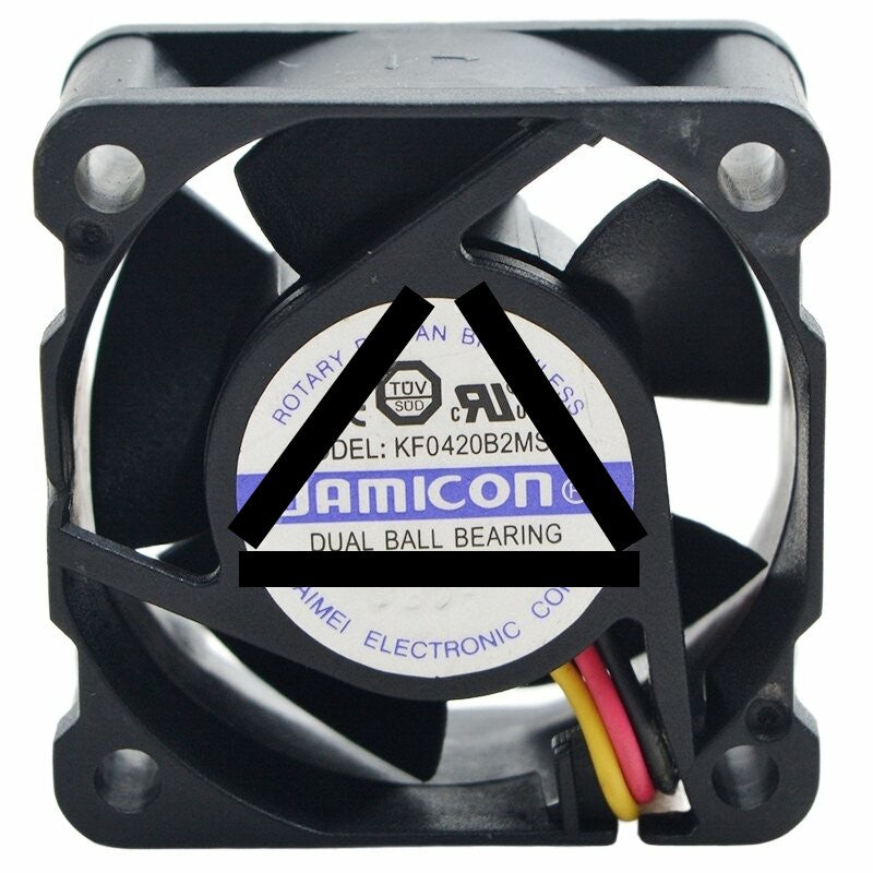 JAMICON KF0420B2MS-R DC 24V 1.5W Dual Ball Bearing Axial Cooling Fan