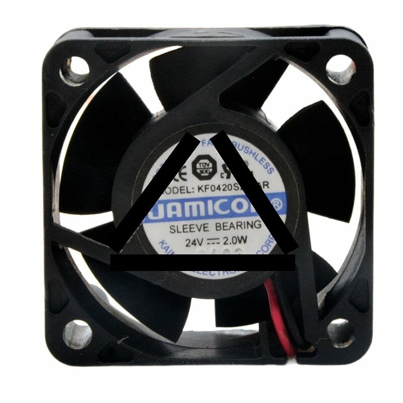 JAMICON KF0420S2H-AR DC 24V 2.0W 2 Wires / 3 Wires Axial Cooling Fan