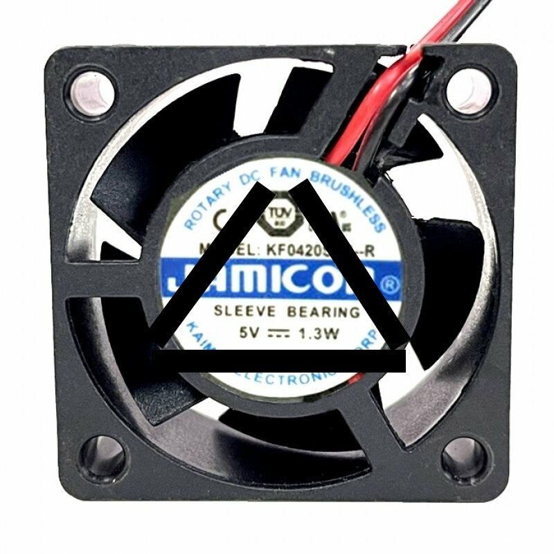JAMICON KF0420S5H-R DC 5V 1.3W 2 Wires / 3 Wires Axial Cooling Fan