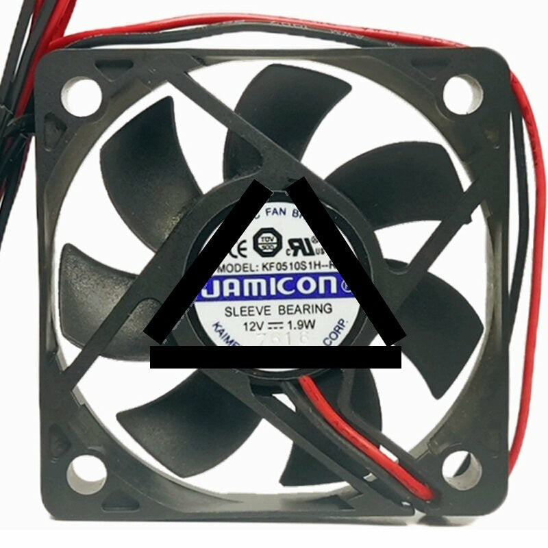 JAMICON KF0510S1H-R DC 12V 1.9W 5010 Sleeve Bearing Axial Cooling Fan