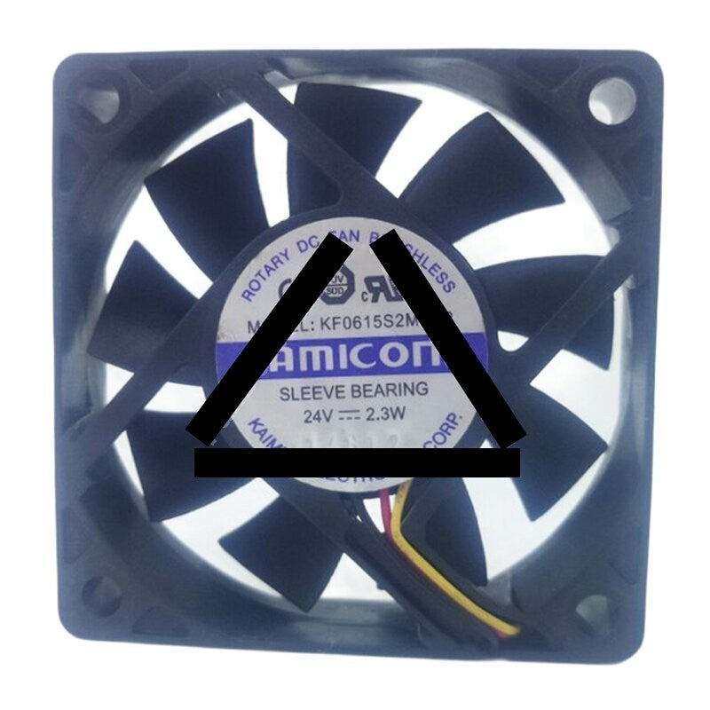 JAMICON KF0615S2MM-R DC 24V 2.3W 6015 Sleeve Bearing Axial Cooling Fan