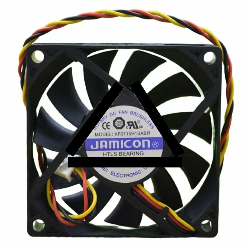 JAMICON KF0715H1SABR DC 12V 0.41A 2 Wires / 3 Wires Axial Cooling Fan