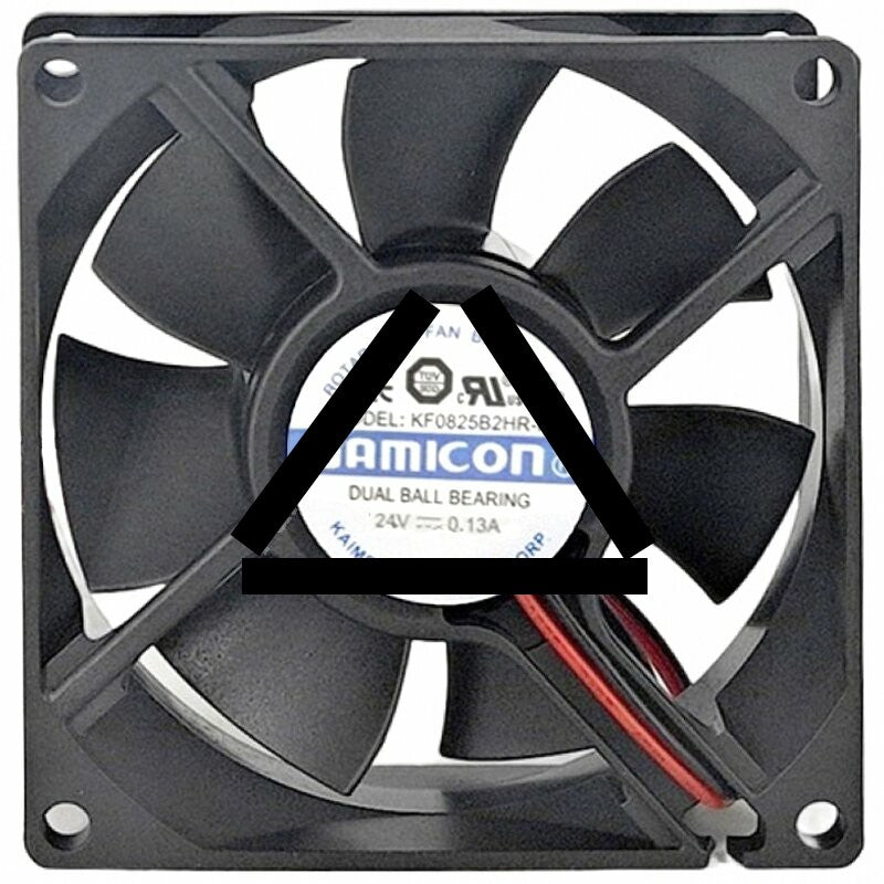 JAMICON KF0825B2HR-R DC 24V 0.13A 8025 Dual Ball Bearing Axial Fan