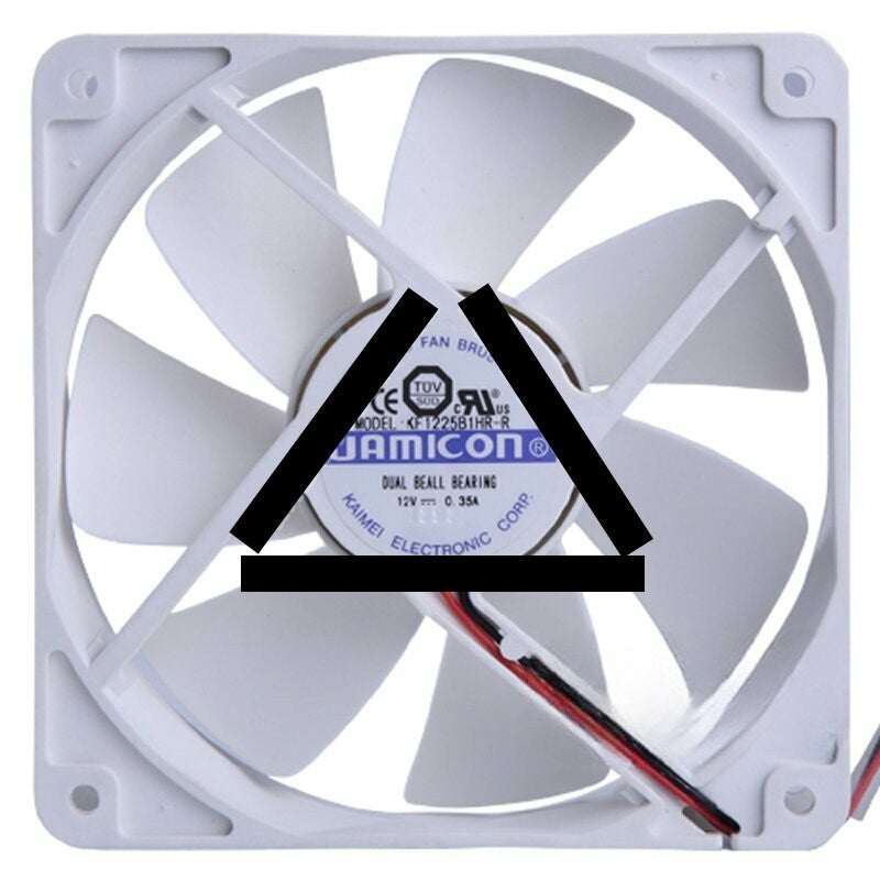 JAMICON KF1225B1HR-R DC 12V 0.35A 12025 Dual Ball Bearing Axial Fan
