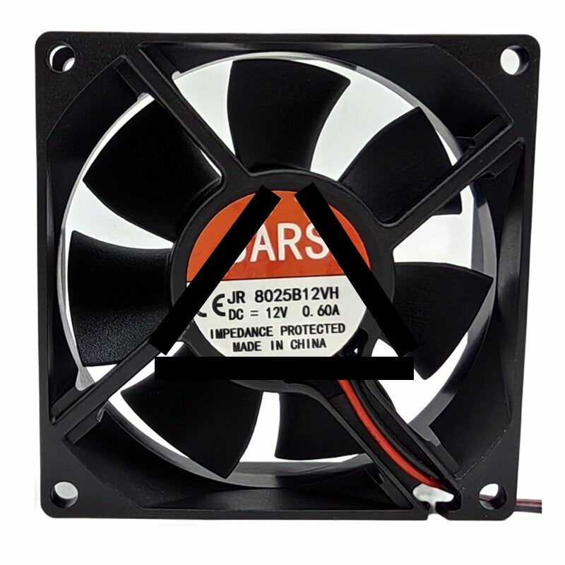 JARS 8025B12VH DC 12V 0.60A 8025 Axial Cooling Fan
