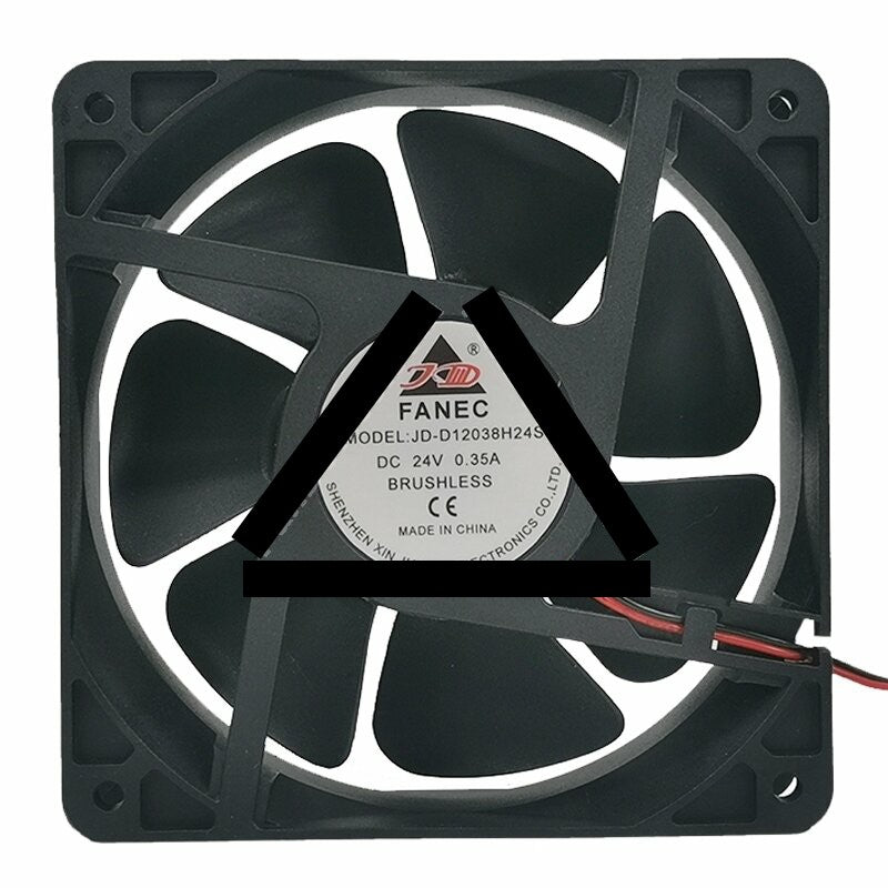 JD FANEC JD-D12038H24S DC 24V 0.35A 12038 Axial Brushless Cooling Fan