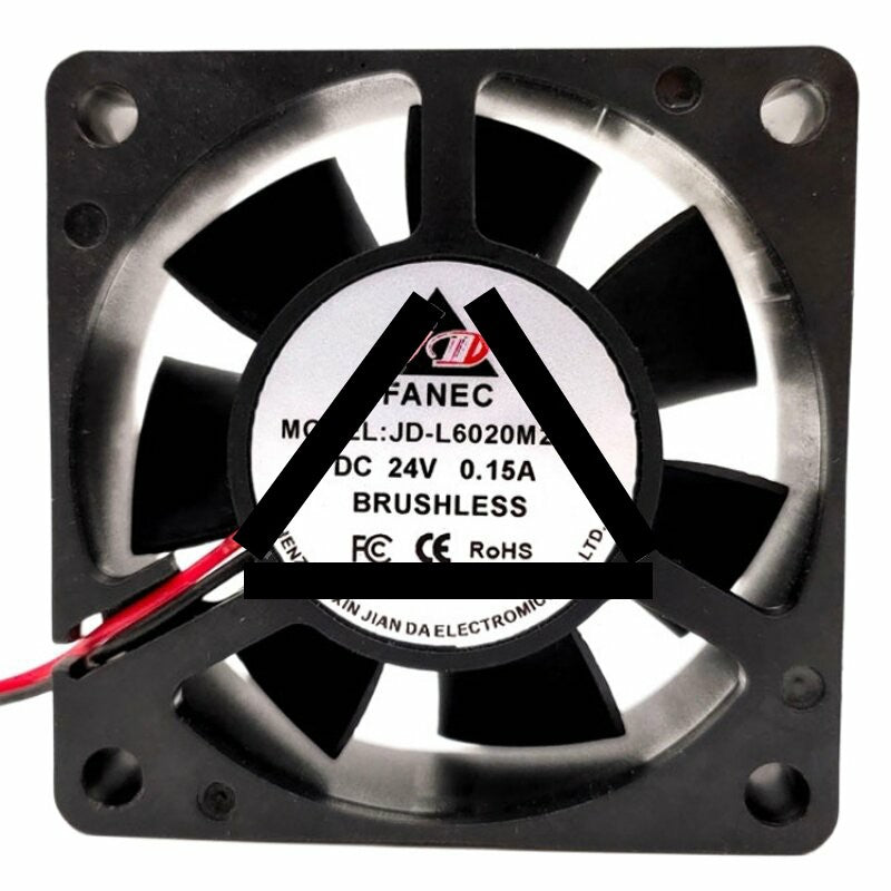 JD-L6020M24S DC 12V 0.15A 6020 Axial Brushless Cooling Fan