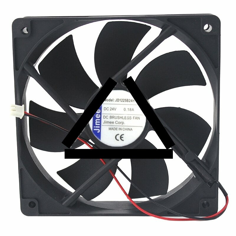 JIMEE JD1225B24H DC 24V 0.18A 12025 Brushless Axial Cooling Fan