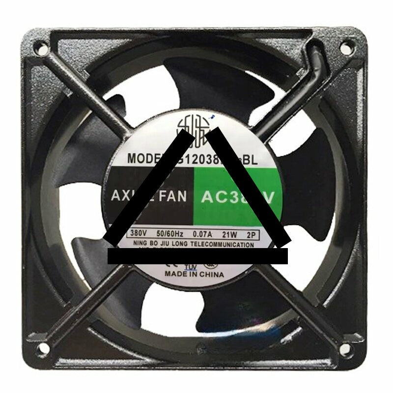 JIU LONG G12038HA3BL AC 380V 0.07A 21W Axial Cooling Fan