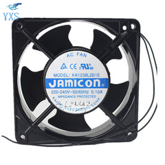 KA1238L2B1E AC 220V-240V 0.1A 50/60HZ 12038 12CM 120*120*38mm 2 Wires Cabinet Cooling Fan