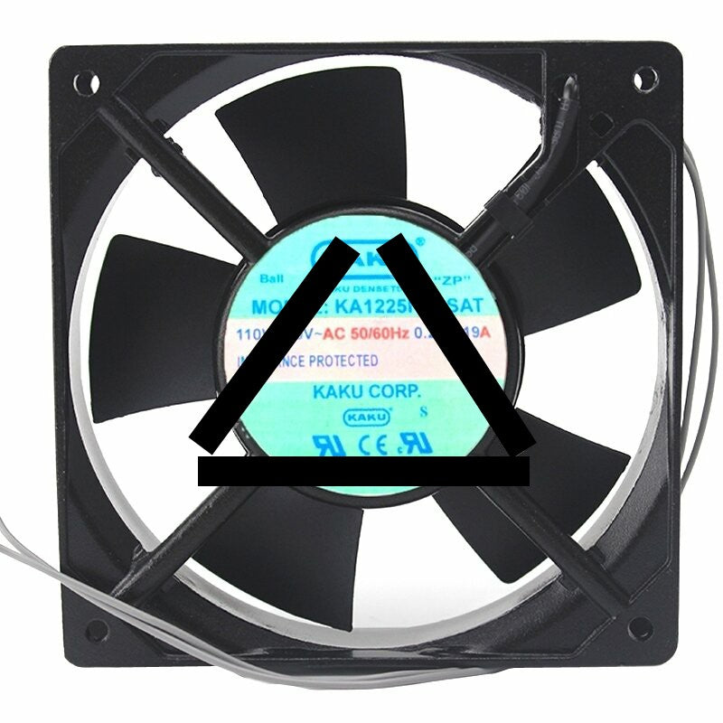 KAKU KA1225HA1SAT AC 110V-120V 0.22/0.19A 12025 Axial Ball Cooling Fan