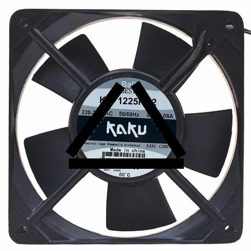 KAKU KA1225HA2 220-240V 0.09/0.08A 2 Wires Cooling Fan